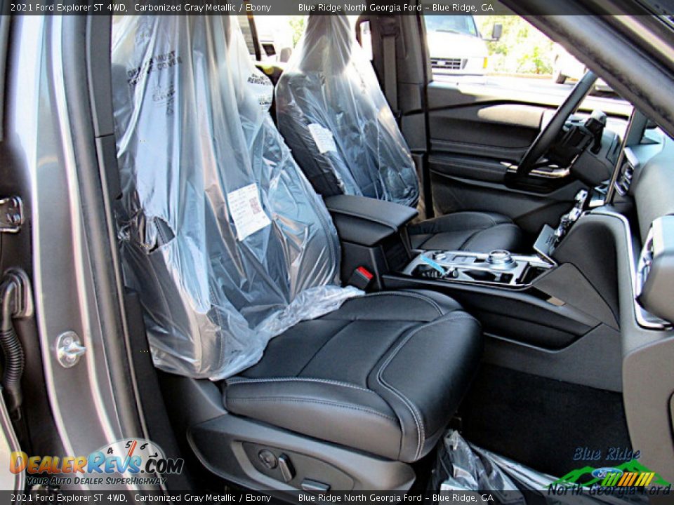 2021 Ford Explorer ST 4WD Carbonized Gray Metallic / Ebony Photo #12