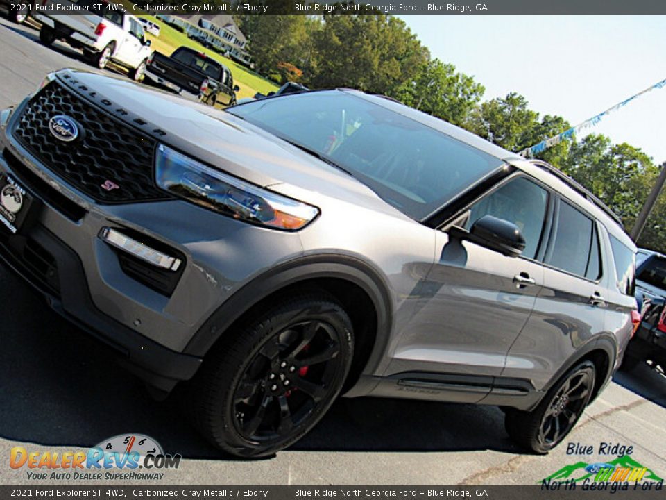 2021 Ford Explorer ST 4WD Carbonized Gray Metallic / Ebony Photo #27