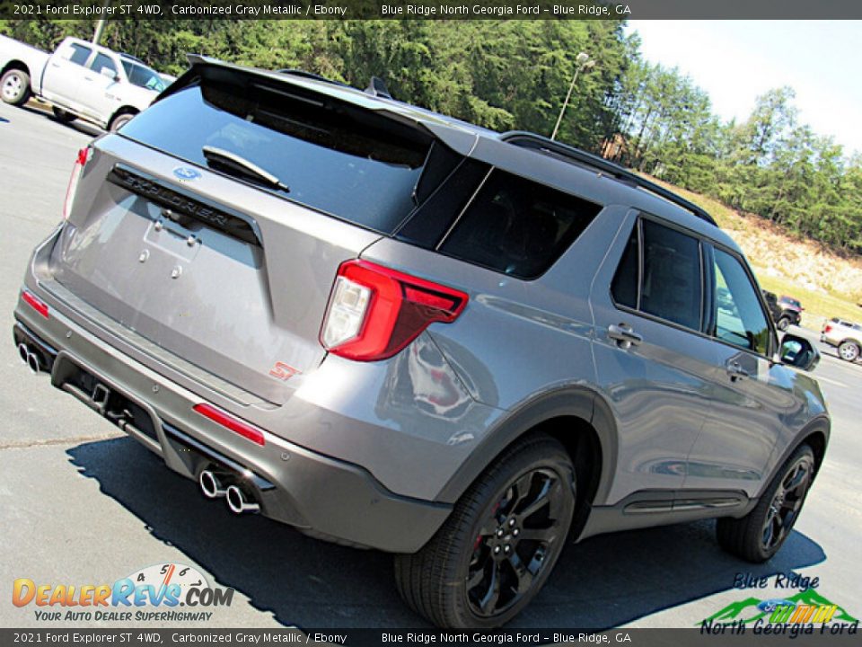 2021 Ford Explorer ST 4WD Carbonized Gray Metallic / Ebony Photo #29