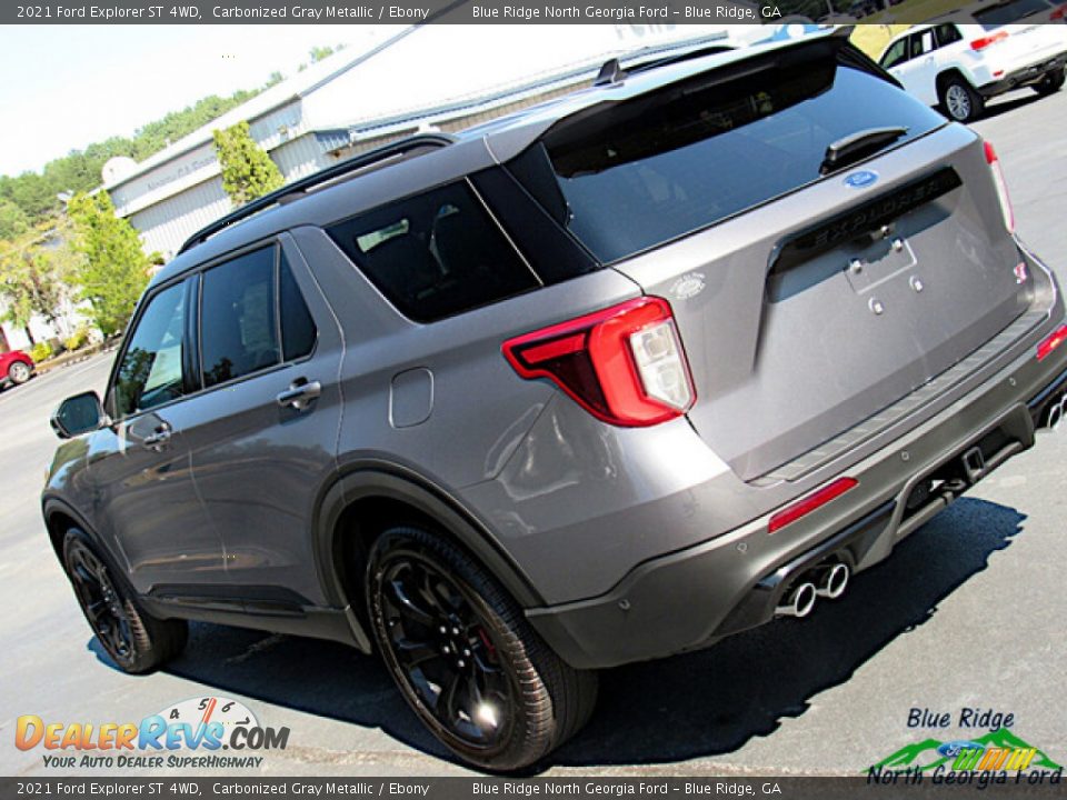 2021 Ford Explorer ST 4WD Carbonized Gray Metallic / Ebony Photo #30