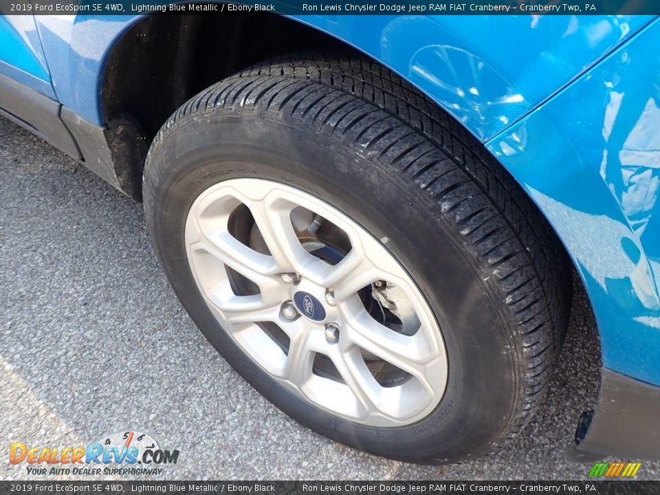 2019 Ford EcoSport SE 4WD Lightning Blue Metallic / Ebony Black Photo #5