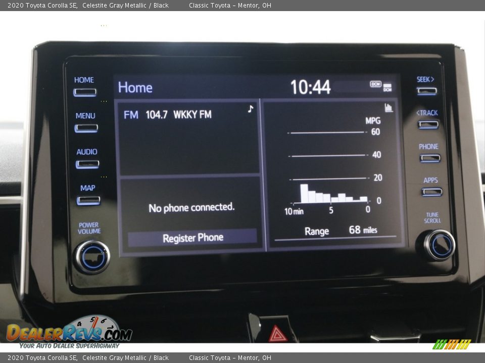 2020 Toyota Corolla SE Celestite Gray Metallic / Black Photo #10