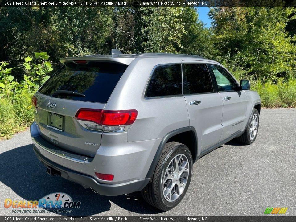 2021 Jeep Grand Cherokee Limited 4x4 Billet Silver Metallic / Black Photo #6