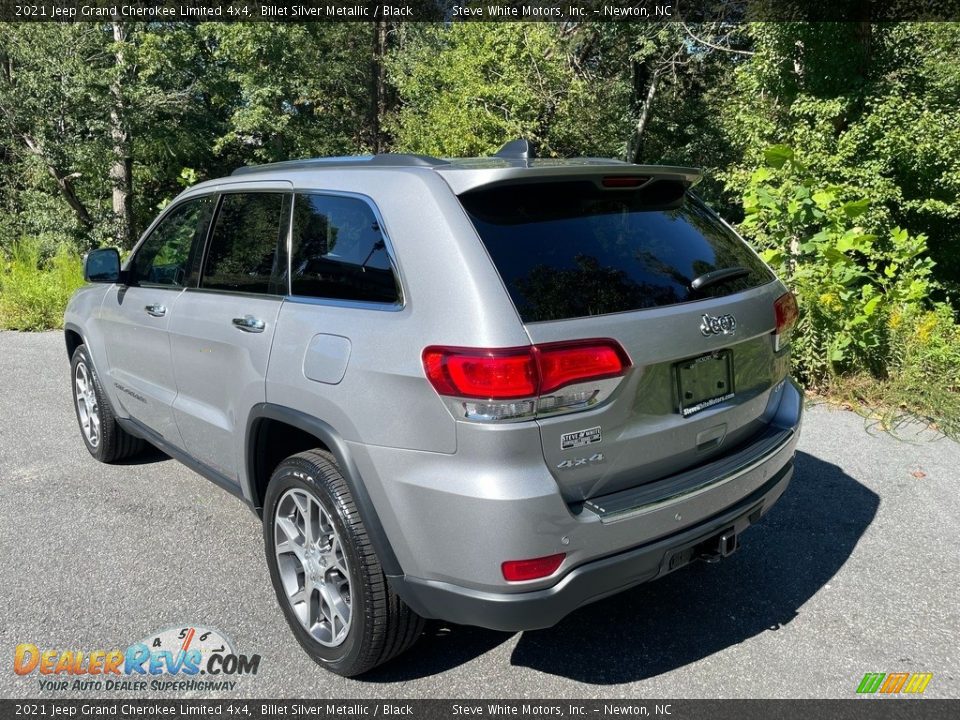 2021 Jeep Grand Cherokee Limited 4x4 Billet Silver Metallic / Black Photo #8