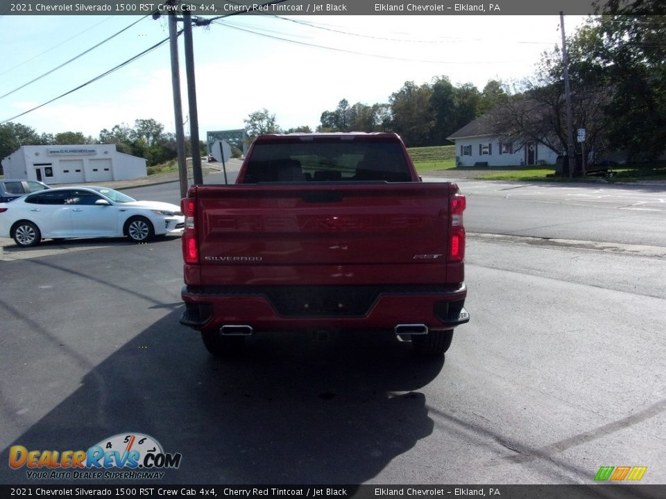 2021 Chevrolet Silverado 1500 RST Crew Cab 4x4 Cherry Red Tintcoat / Jet Black Photo #5