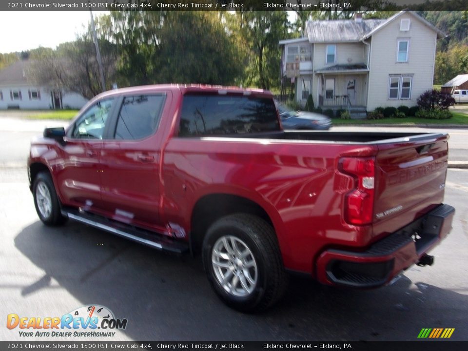 2021 Chevrolet Silverado 1500 RST Crew Cab 4x4 Cherry Red Tintcoat / Jet Black Photo #6