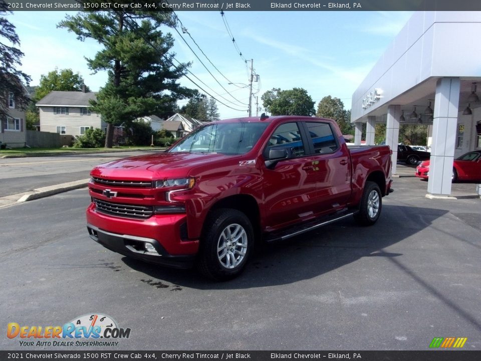 2021 Chevrolet Silverado 1500 RST Crew Cab 4x4 Cherry Red Tintcoat / Jet Black Photo #8