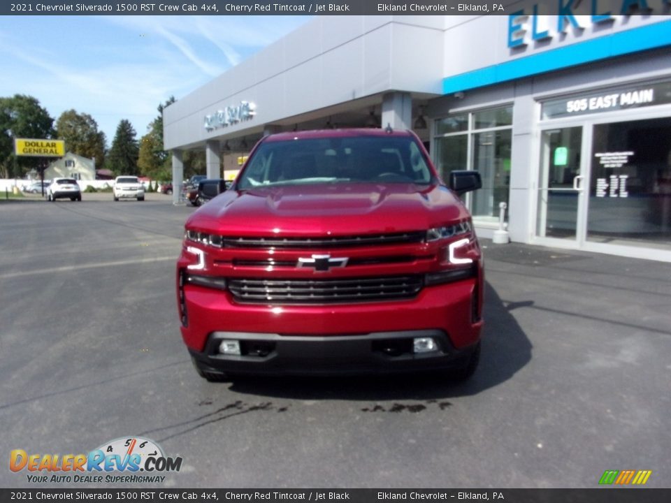 2021 Chevrolet Silverado 1500 RST Crew Cab 4x4 Cherry Red Tintcoat / Jet Black Photo #9