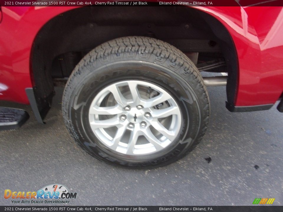 2021 Chevrolet Silverado 1500 RST Crew Cab 4x4 Cherry Red Tintcoat / Jet Black Photo #13