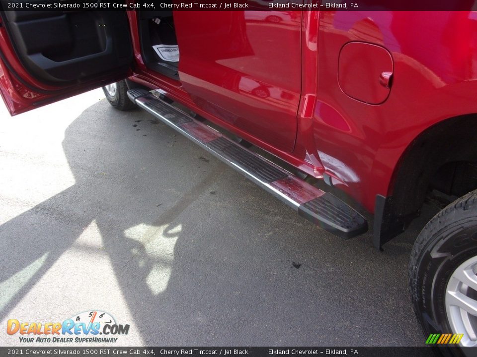 2021 Chevrolet Silverado 1500 RST Crew Cab 4x4 Cherry Red Tintcoat / Jet Black Photo #14