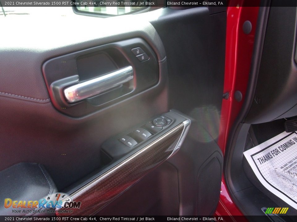 2021 Chevrolet Silverado 1500 RST Crew Cab 4x4 Cherry Red Tintcoat / Jet Black Photo #17