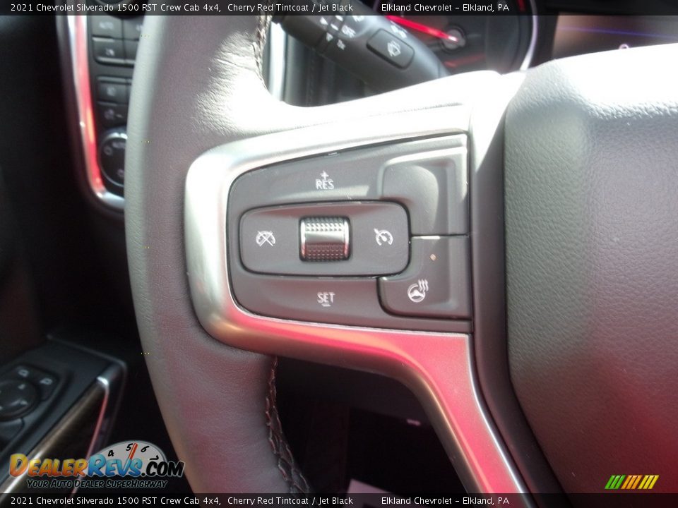 2021 Chevrolet Silverado 1500 RST Crew Cab 4x4 Cherry Red Tintcoat / Jet Black Photo #25