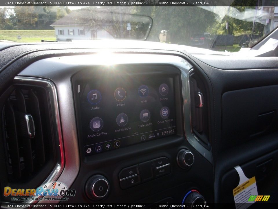 2021 Chevrolet Silverado 1500 RST Crew Cab 4x4 Cherry Red Tintcoat / Jet Black Photo #28