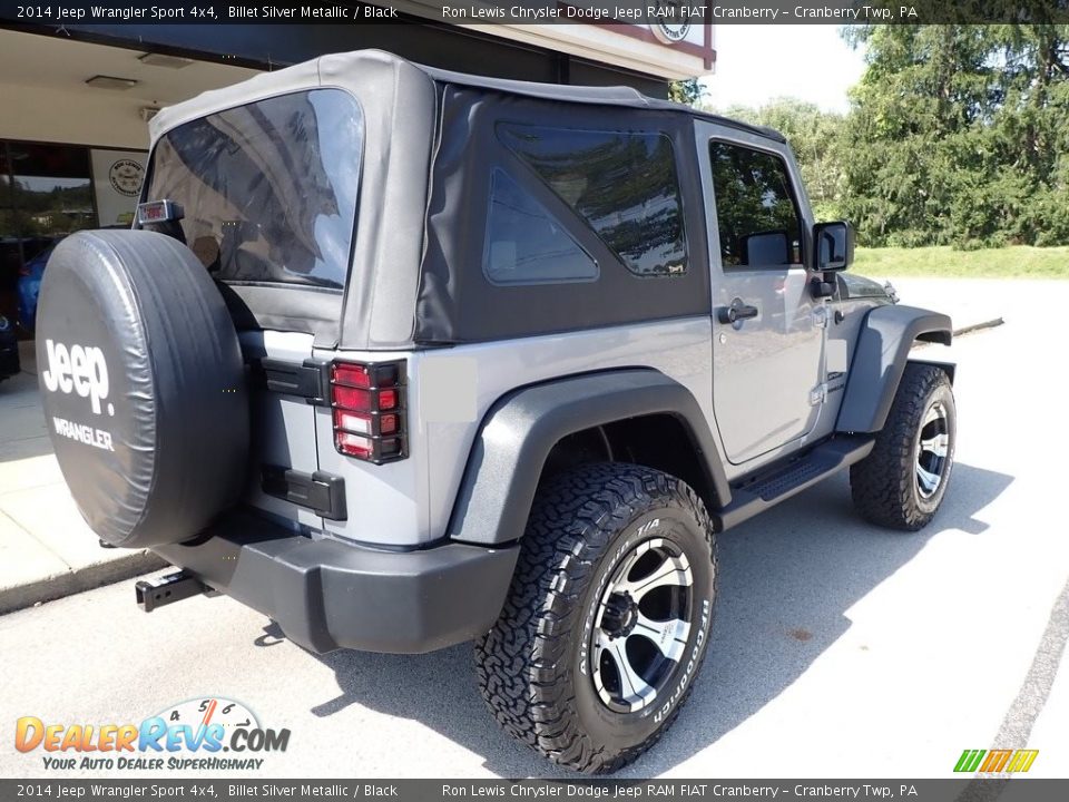 2014 Jeep Wrangler Sport 4x4 Billet Silver Metallic / Black Photo #2