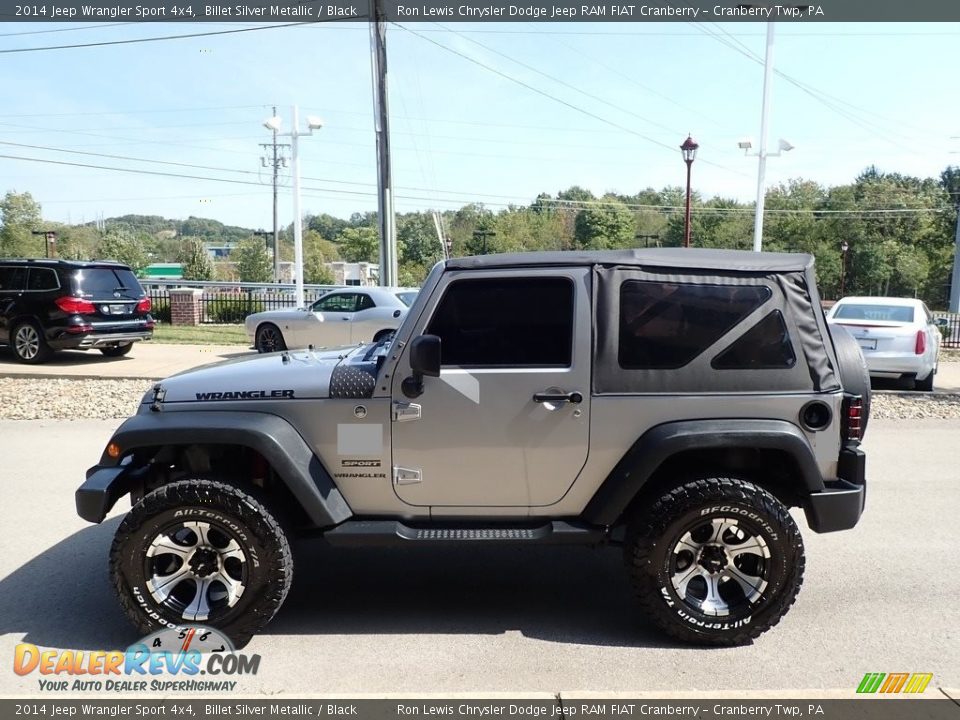 2014 Jeep Wrangler Sport 4x4 Billet Silver Metallic / Black Photo #6