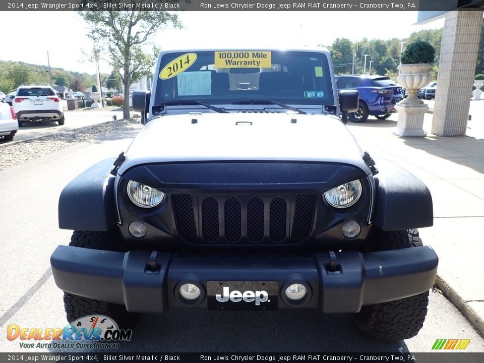 2014 Jeep Wrangler Sport 4x4 Billet Silver Metallic / Black Photo #8