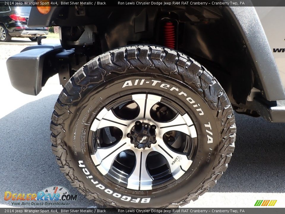 2014 Jeep Wrangler Sport 4x4 Billet Silver Metallic / Black Photo #10