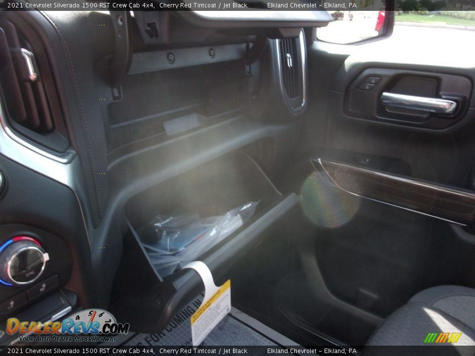 2021 Chevrolet Silverado 1500 RST Crew Cab 4x4 Cherry Red Tintcoat / Jet Black Photo #36