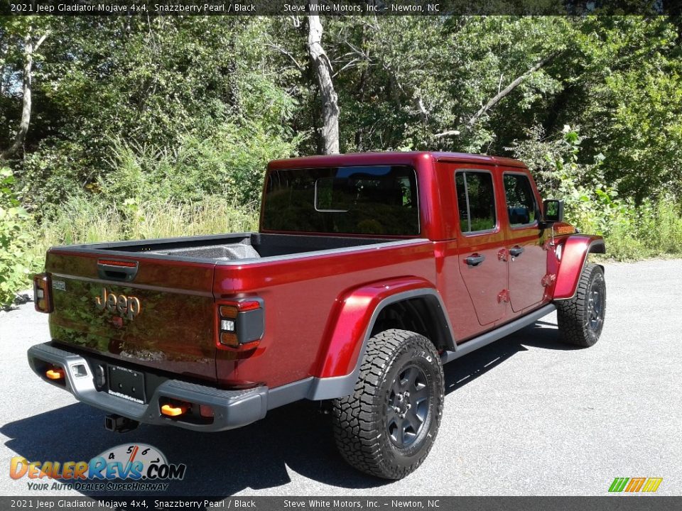 2021 Jeep Gladiator Mojave 4x4 Snazzberry Pearl / Black Photo #6