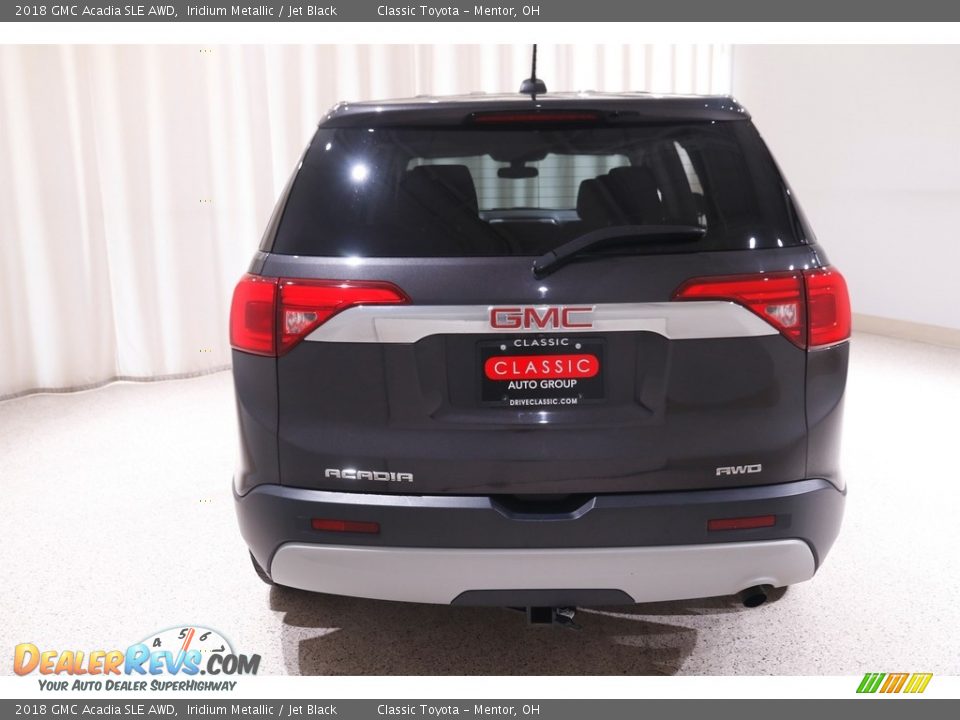 2018 GMC Acadia SLE AWD Iridium Metallic / Jet Black Photo #18