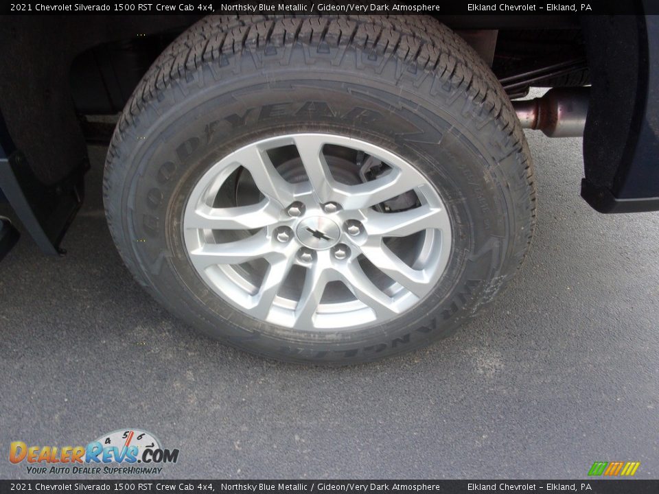 2021 Chevrolet Silverado 1500 RST Crew Cab 4x4 Northsky Blue Metallic / Gideon/Very Dark Atmosphere Photo #13