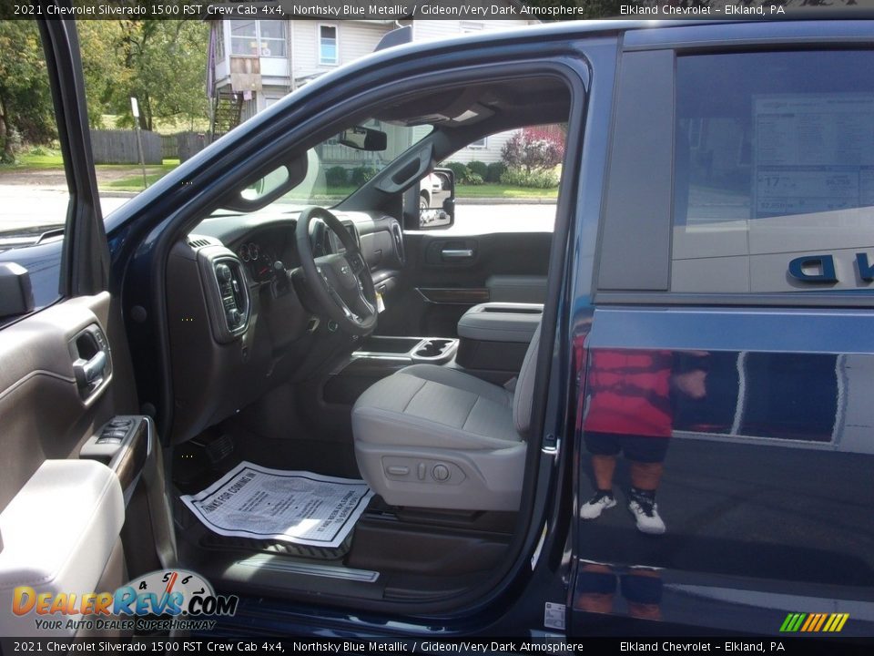 2021 Chevrolet Silverado 1500 RST Crew Cab 4x4 Northsky Blue Metallic / Gideon/Very Dark Atmosphere Photo #15