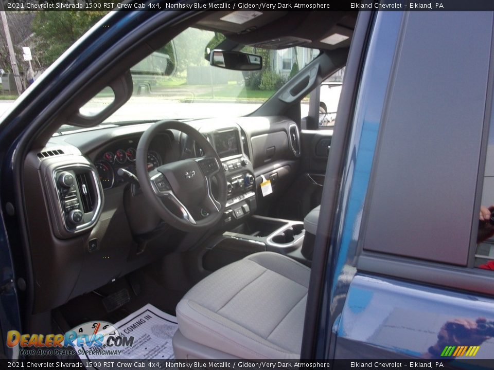 2021 Chevrolet Silverado 1500 RST Crew Cab 4x4 Northsky Blue Metallic / Gideon/Very Dark Atmosphere Photo #16