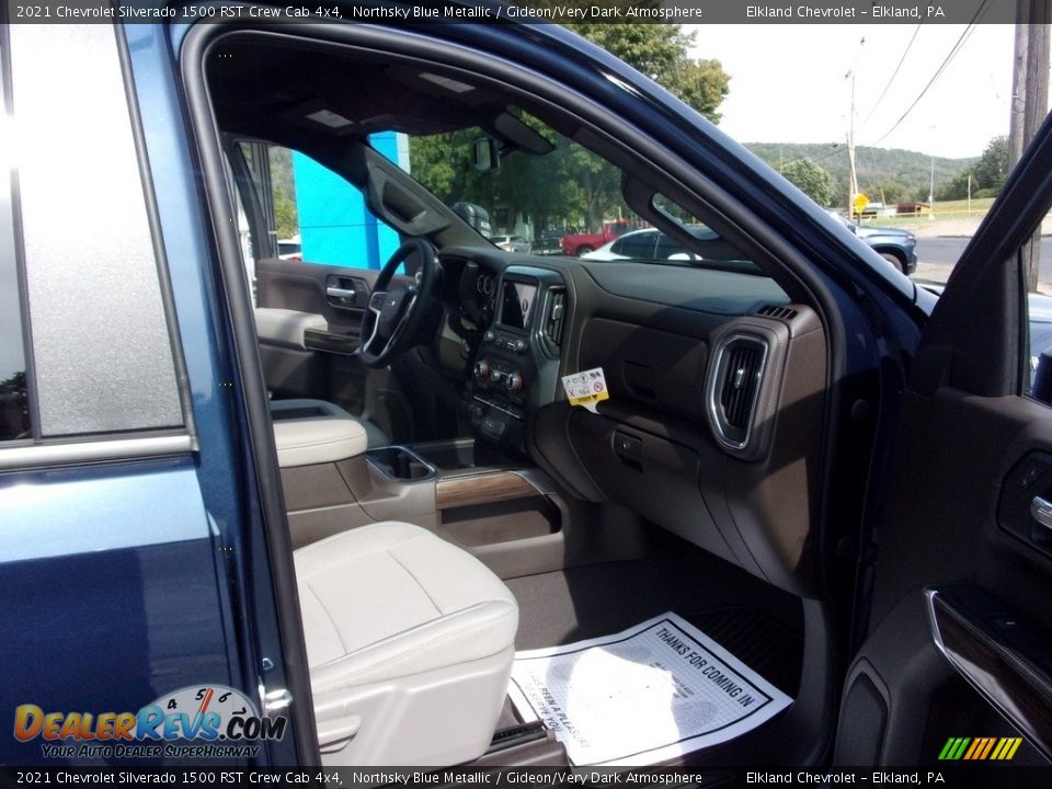 2021 Chevrolet Silverado 1500 RST Crew Cab 4x4 Northsky Blue Metallic / Gideon/Very Dark Atmosphere Photo #19