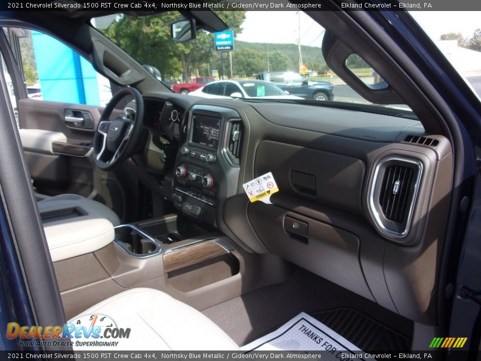 2021 Chevrolet Silverado 1500 RST Crew Cab 4x4 Northsky Blue Metallic / Gideon/Very Dark Atmosphere Photo #20