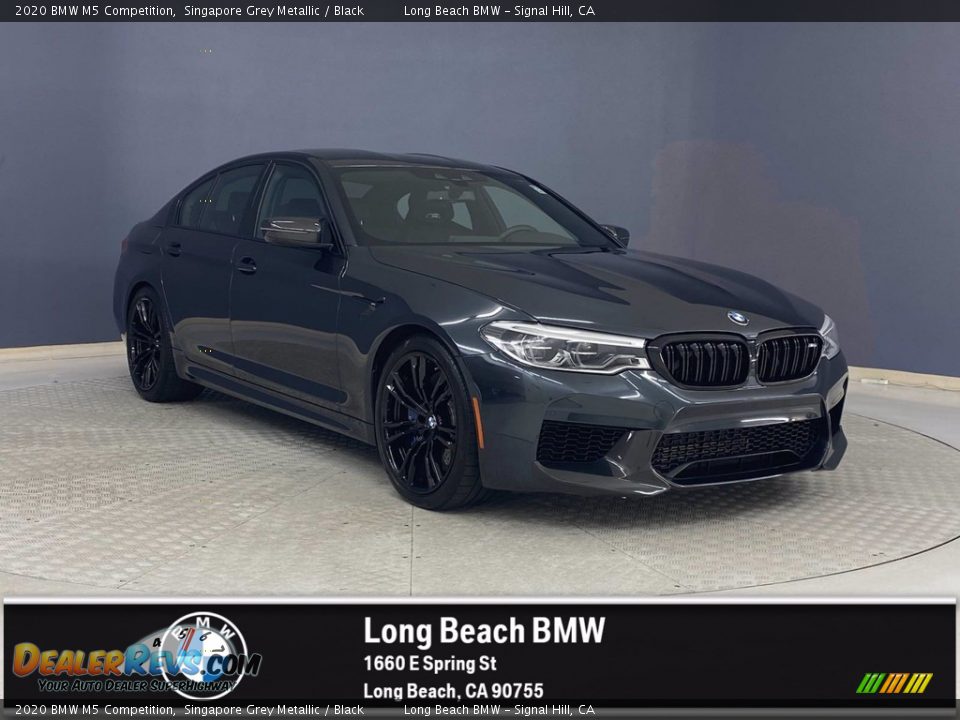 2020 BMW M5 Competition Singapore Grey Metallic / Black Photo #1