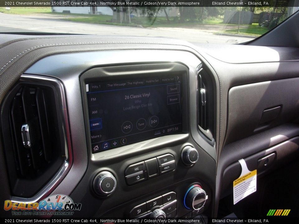 2021 Chevrolet Silverado 1500 RST Crew Cab 4x4 Northsky Blue Metallic / Gideon/Very Dark Atmosphere Photo #27