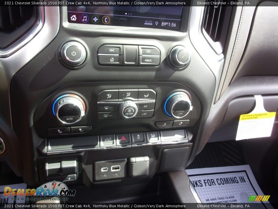 2021 Chevrolet Silverado 1500 RST Crew Cab 4x4 Northsky Blue Metallic / Gideon/Very Dark Atmosphere Photo #30