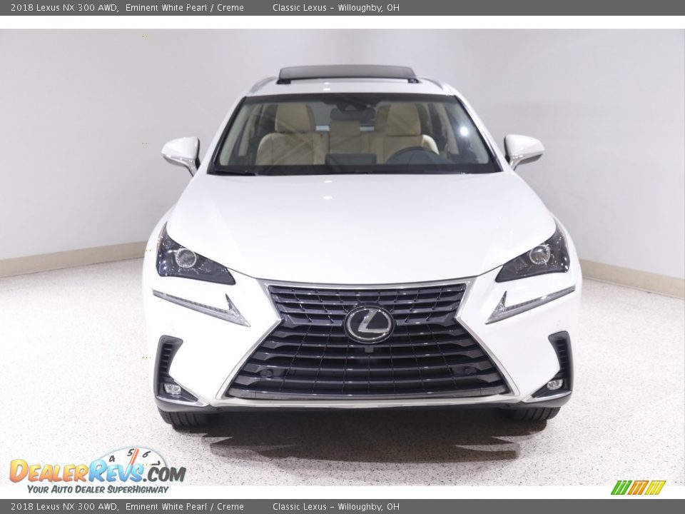 2018 Lexus NX 300 AWD Eminent White Pearl / Creme Photo #2