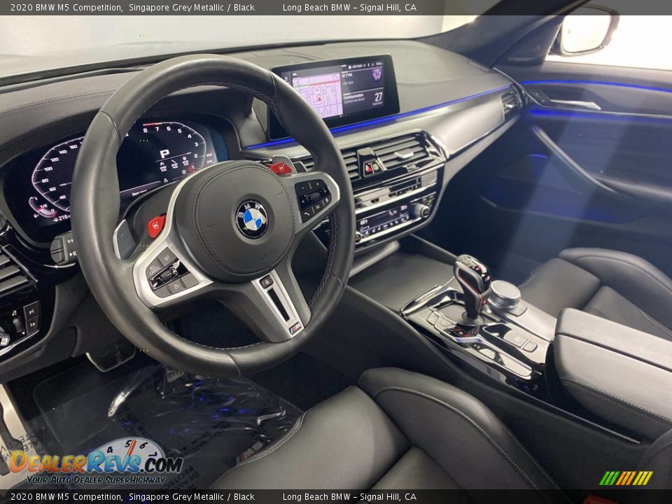 Black Interior - 2020 BMW M5 Competition Photo #15