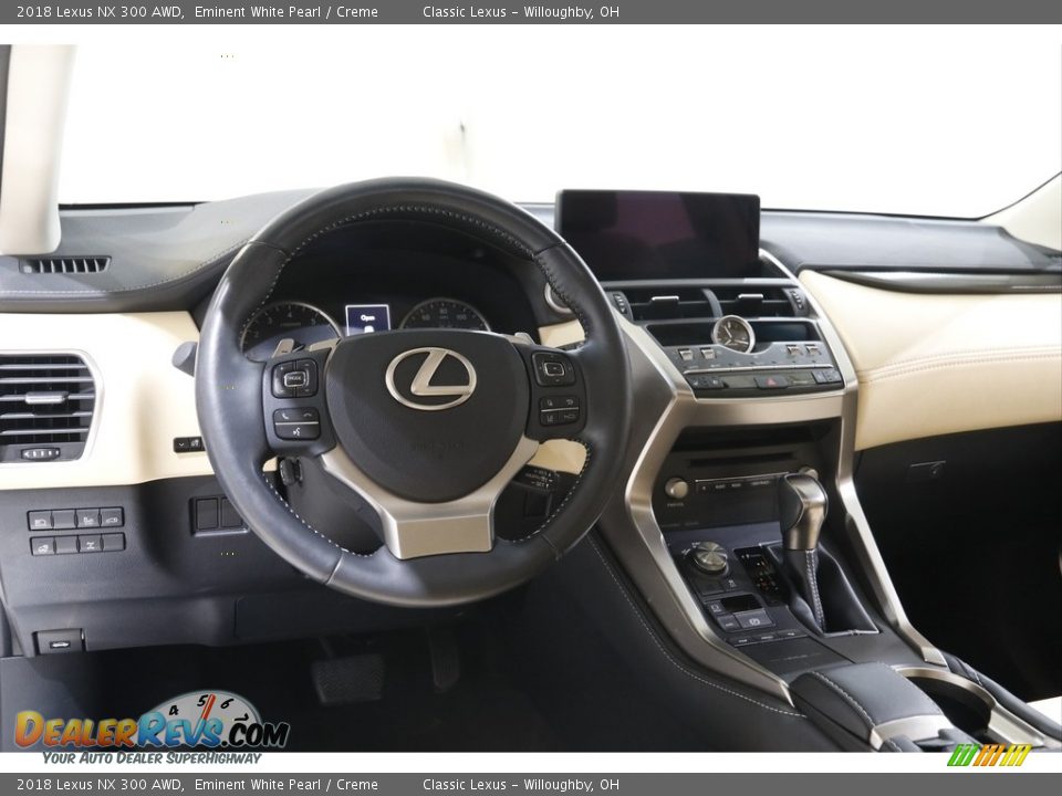 2018 Lexus NX 300 AWD Eminent White Pearl / Creme Photo #6