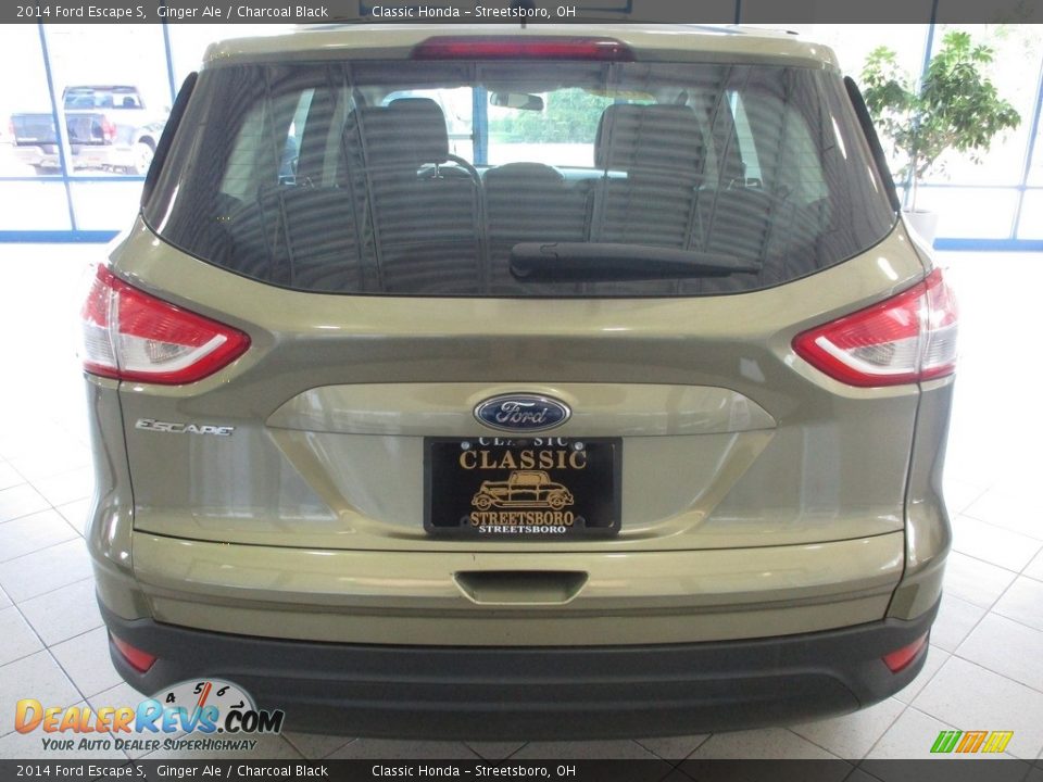 2014 Ford Escape S Ginger Ale / Charcoal Black Photo #8