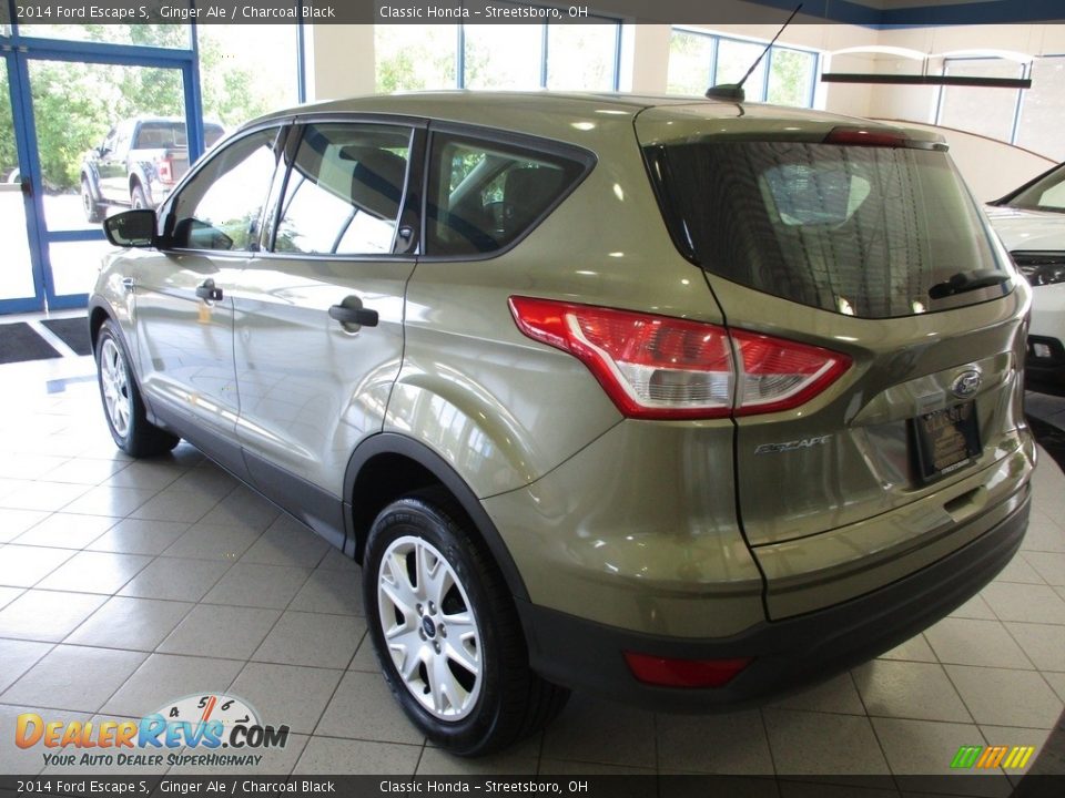 2014 Ford Escape S Ginger Ale / Charcoal Black Photo #9