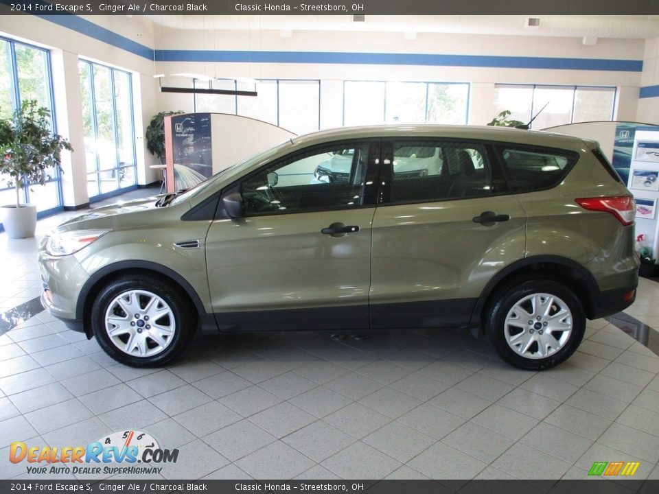 2014 Ford Escape S Ginger Ale / Charcoal Black Photo #10