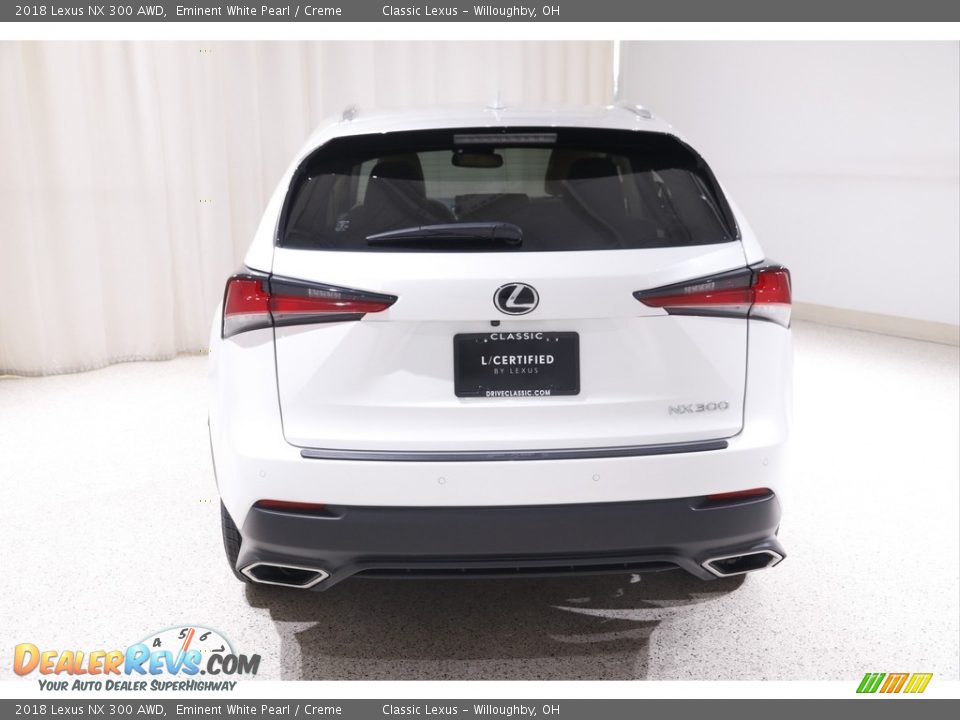 2018 Lexus NX 300 AWD Eminent White Pearl / Creme Photo #20