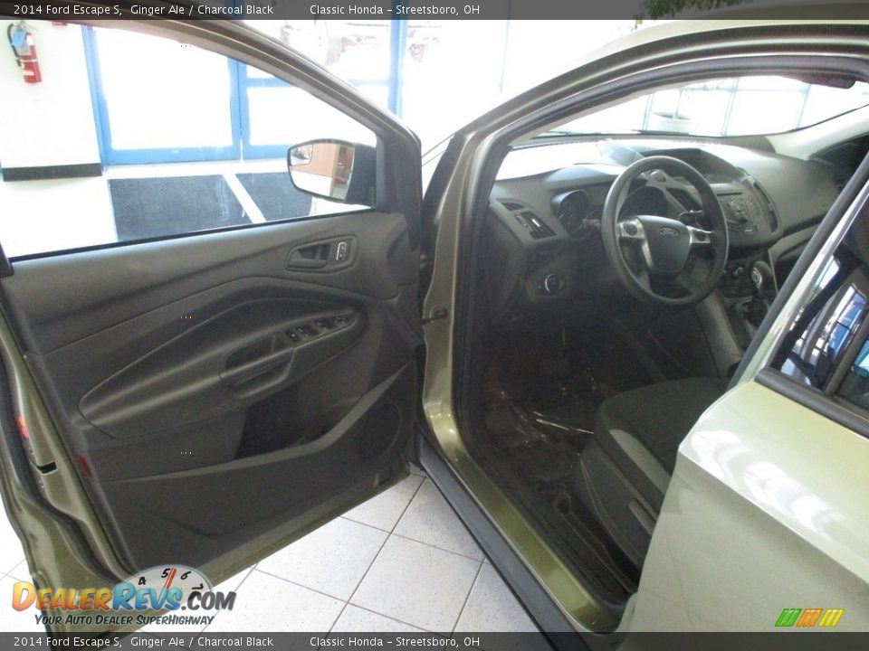 2014 Ford Escape S Ginger Ale / Charcoal Black Photo #25