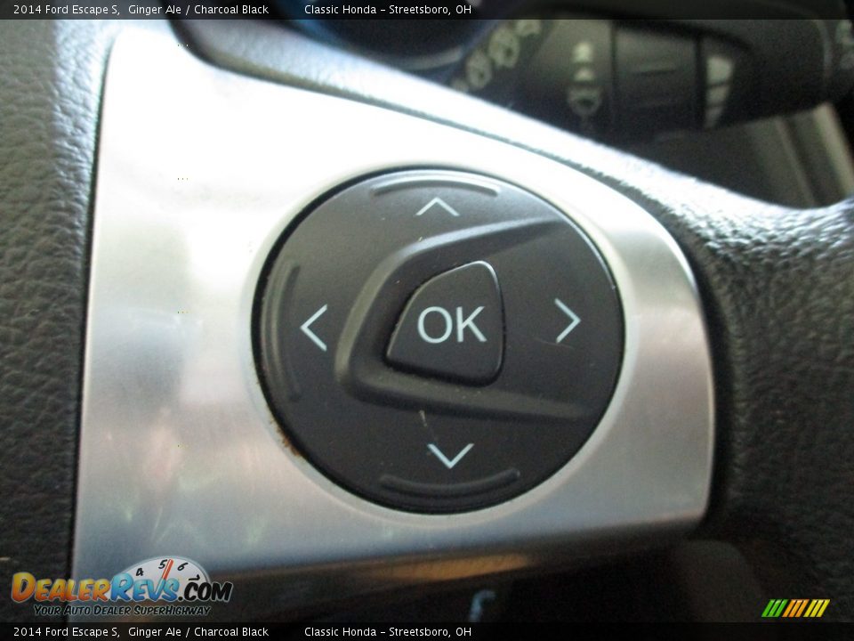 2014 Ford Escape S Ginger Ale / Charcoal Black Photo #34