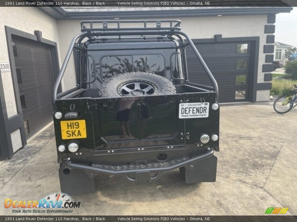 1991 Land Rover Defender 110 Hardtop Black / Black Photo #2