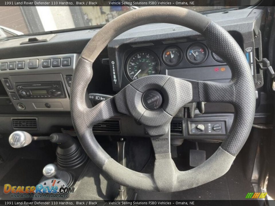 1991 Land Rover Defender 110 Hardtop Black / Black Photo #6