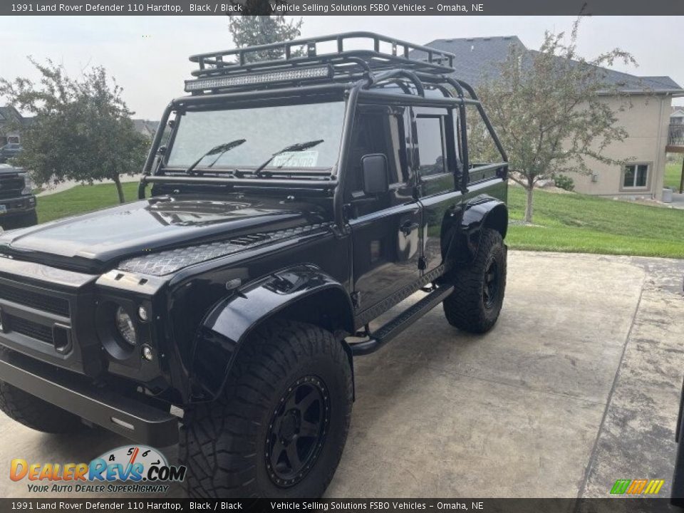 1991 Land Rover Defender 110 Hardtop Black / Black Photo #18