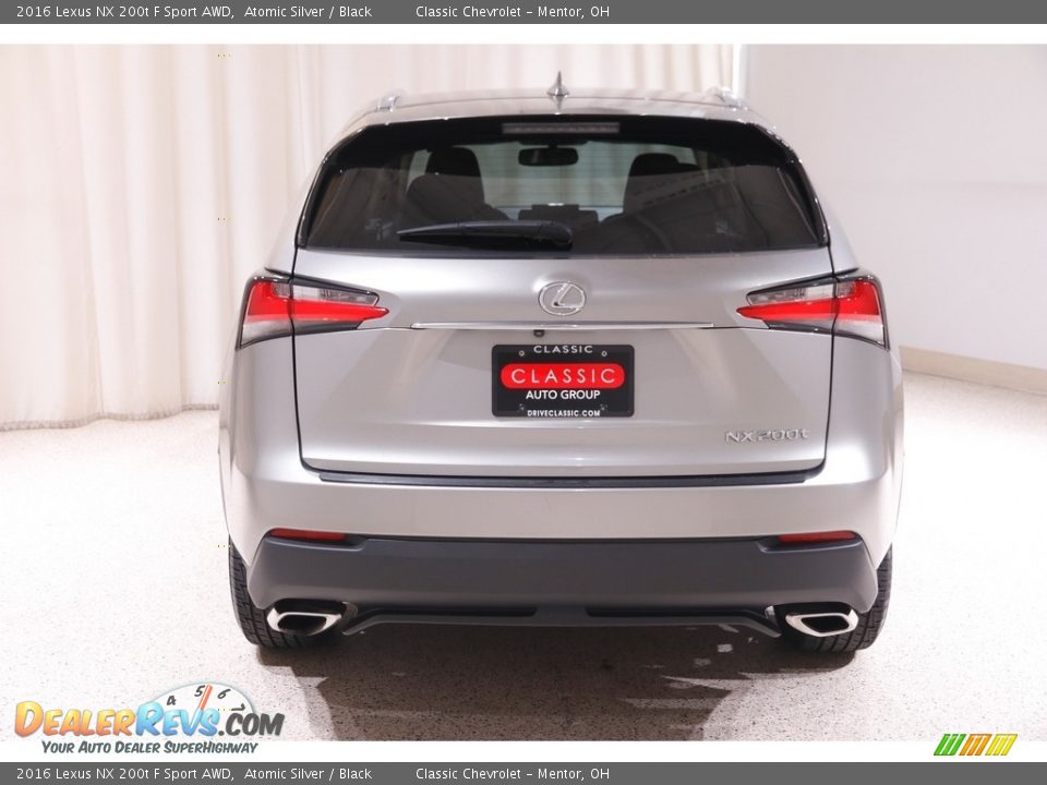 2016 Lexus NX 200t F Sport AWD Atomic Silver / Black Photo #19