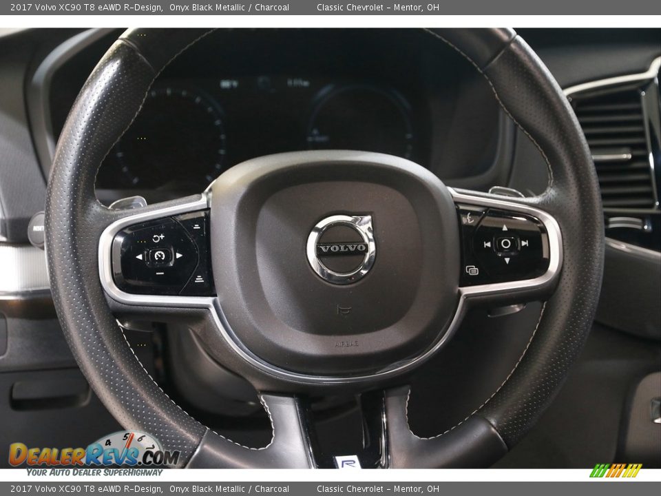 2017 Volvo XC90 T8 eAWD R-Design Steering Wheel Photo #7