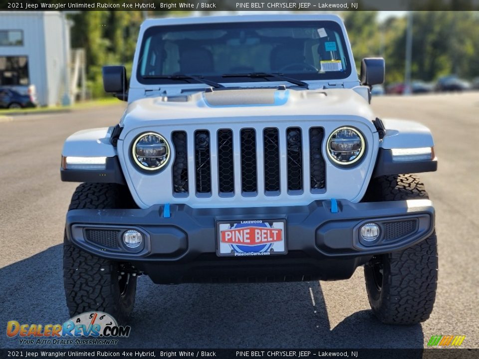 2021 Jeep Wrangler Unlimited Rubicon 4xe Hybrid Bright White / Black Photo #2