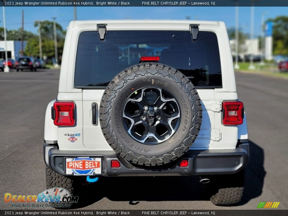 2021 Jeep Wrangler Unlimited Rubicon 4xe Hybrid Bright White / Black Photo #5
