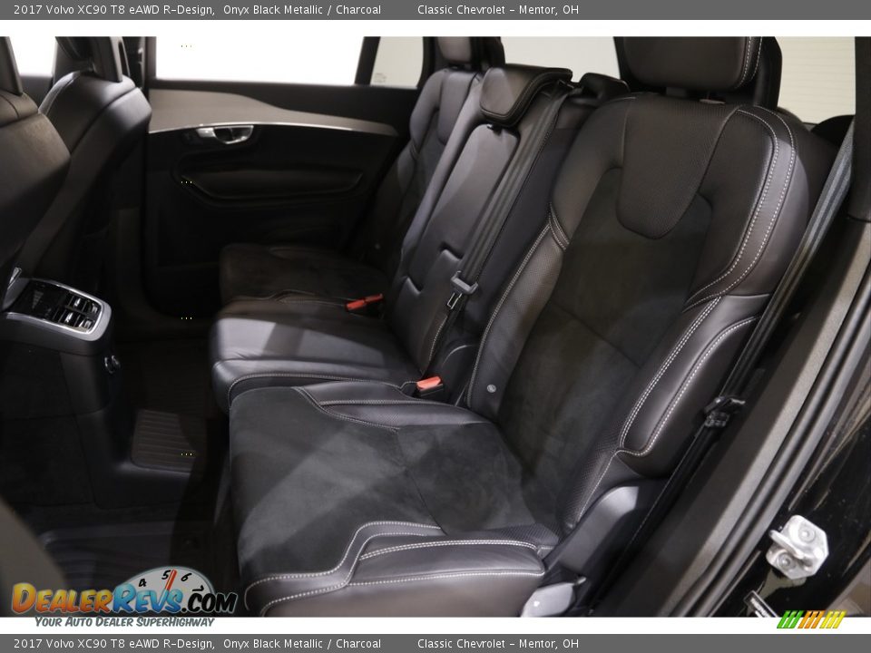 Rear Seat of 2017 Volvo XC90 T8 eAWD R-Design Photo #18