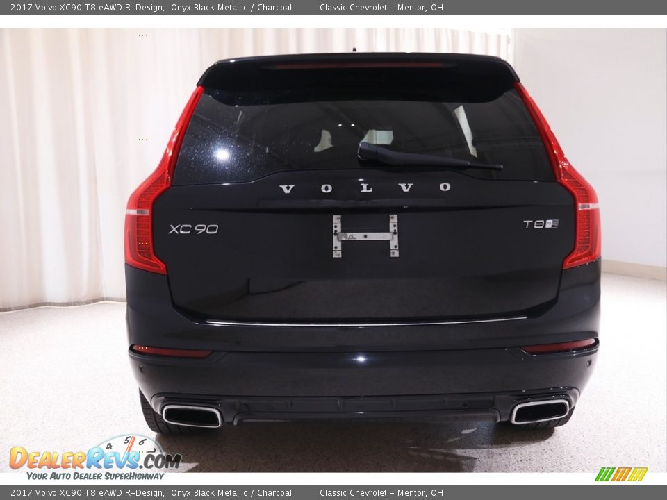 2017 Volvo XC90 T8 eAWD R-Design Onyx Black Metallic / Charcoal Photo #20